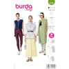 Burda Easy Sewing Pattern Ladies Long Vest Sizes 8-20