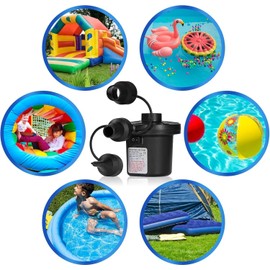 Unbranded Electric Air Pump for Inflatable Air Mattress Bed Boat Couch Pool Toy Raft Float