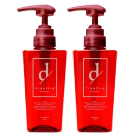 drastica Men's Scalp Shampoo, All-in-One Shampoo, 13.5 fl oz (400 ml) x 2, Value Set of 2