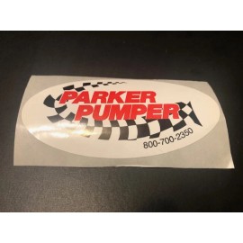 Parker Pumper Helmets Factory sticker decal 4x2