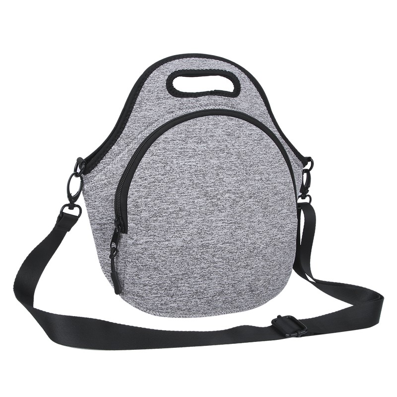 Neoprene Shoulder Strap Sports Bag Insulation Lunch Food Bag for