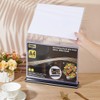 BENECREAT T-Shaped Multi-Page Flip Acrylic Sign Holder, 6-Page Desk Flip