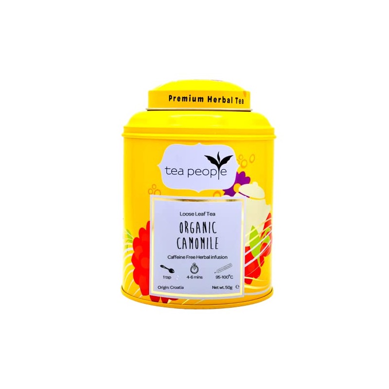 Tea People Organic Camomile Loose Tea Caddy 50g