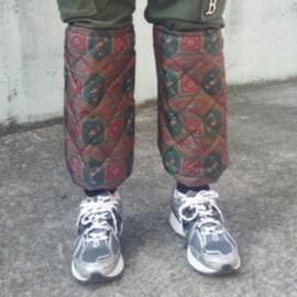 Domestic rug waterproof cold weather leg torso gaiters Spats Indian Khaki/Straight