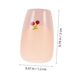 FOMIYES Manicure Set Cartoon Armor Nails Cherry Press Full Cover Reusable Fashionable Cultural Everyday Beauty