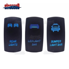 DYSO Bumper + REAR + LED LIGHT Bar 3x Rocker Switch For Can-Am Maverick X3 Commander