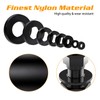 URLWALL 500Pcs Nylon Flat Washer Assortment Set, Washers Metric Sealing