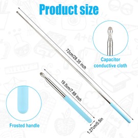 4 x Extendable Teacher Pointers, Telescopic Pointing Rod with Capacitive Handwriting Function, Pointing Rod, Extendable Sensitive Whiteboard Pointer for Teacher Presentation in the Classroom (4