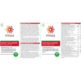 Vitals - Jeden Tag Junior 30 Chewable Tablets Multivitamin Mineral Chewable Tablet with Sweeteners from Natural Sources