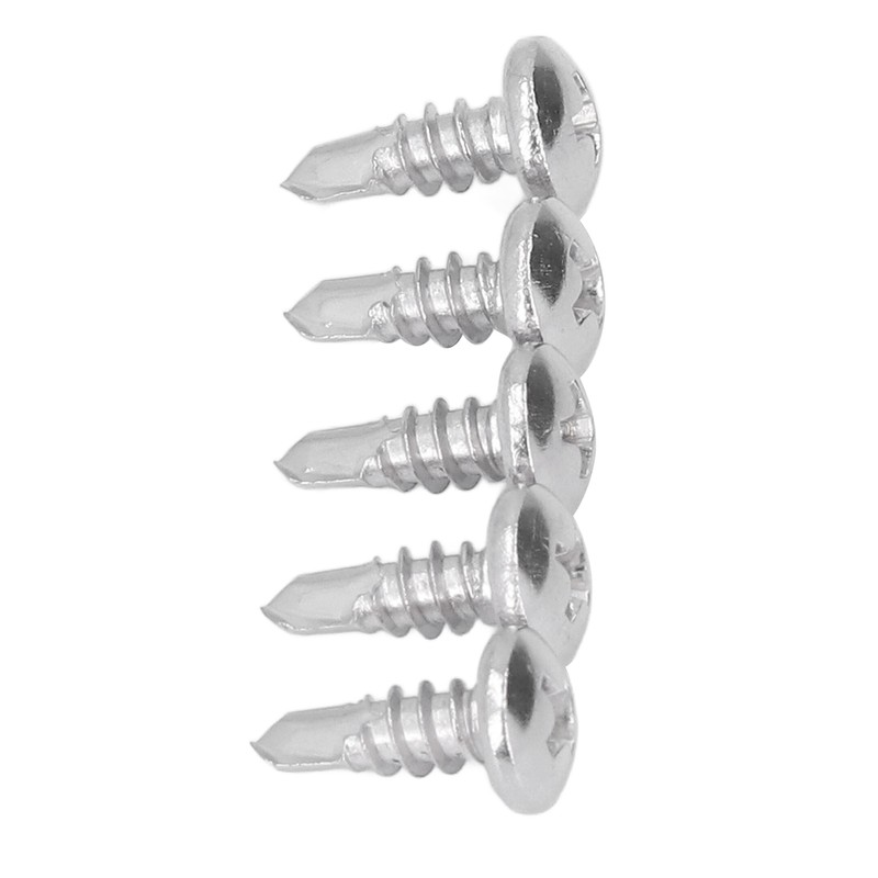 200PCS Self Drilling Screws 304 Stainless Steel Round Head Drill