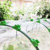 Wopanxye 24pcs Greenhouse Clamps Hoops for 10-12mm PVC Pipe Tubes,