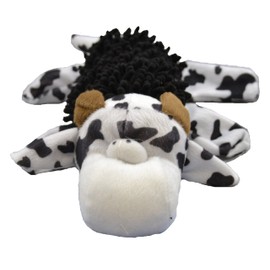 Amazing Pet Products Bottle Shaggy Pet Squeak Toy, Cow