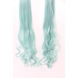 Kawaii-Story PL-449 Miku Vocaloid Green 100 cm Curly Gothic Lolita Cosplay Wig Anime Manga