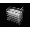 Acrylic 5 Layers clear Eyelash Storage Box, Makeup Display Container,