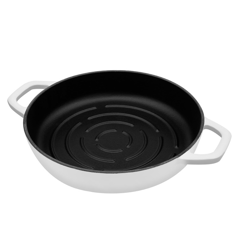 Flavehc Bread Oven Cast Iron Bread Dutch Oven with Cloche