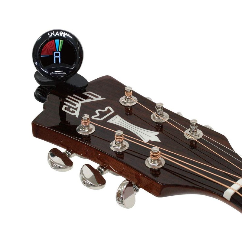 Snark Rechargeable Chromatic, USB SN5X Clip-On Tuner for Guitar, Bass