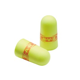 3M Ear Plugs, 200 Pairs/Box, E-A-Rsoft SuperFit 312-1256, Uncorded, Disposable, Foam, NRR 33, Drilling, Grinding, Machining, Sawing, Sanding, Welding, 1 Pair/Poly Bag