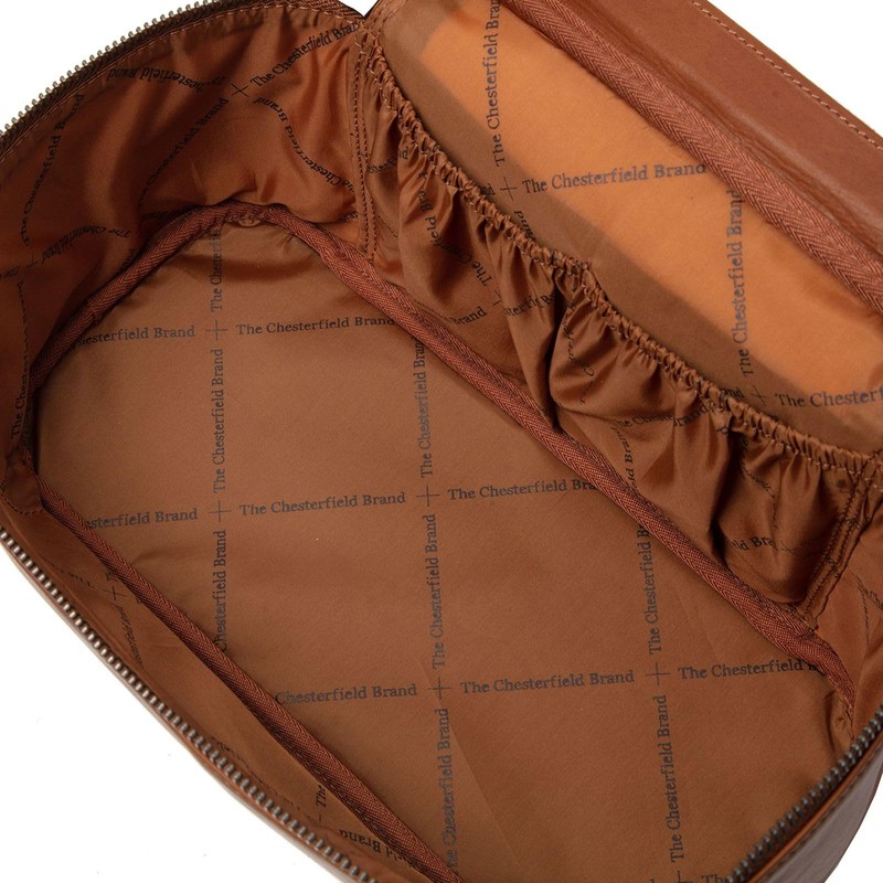 The Chesterfield Brand Lime Toiletry Bag 29 cm, Cognac, One