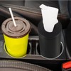 CATIEBYE 1 Pcs Car Tissue Box Round Container Black Car