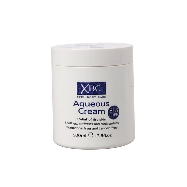 XBC SLS Free Aqueous Body Cream Dry Skin Moisturiser Cream