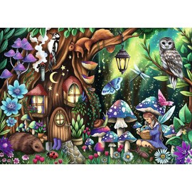 Ravensburger Puzzle 12000786 - Puzzle de fantasía (1000 Piezas, para Adultos y niños a Partir de 14 años), diseño de El país de Las Hadas