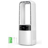 Desk Fan Bladeless, 120° Oscillating Fan Rechargeable, Quiet Fan with