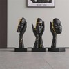 AWNR Modern Abstract See No Evil Hear No Evil Speak
