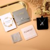 FLNEOO Initial Necklaces for Women - 14K Silver Letter Necklace