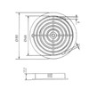 10 Number Anthracite Grey 70mm Plastic Round Soffit Air Vents/Upvc