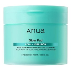 Anua Pdrn Hyaluronic Glow Pad Tónico Rostro Todo Tipo Piel Día Noche