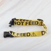CENWA Do Not Feed Dog Collar Yellow Caution Dog Collar
