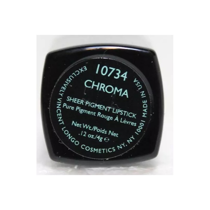 Vincent Longo Sheer Pigment Lipstick #10734 Chroma Orange NWOB Free