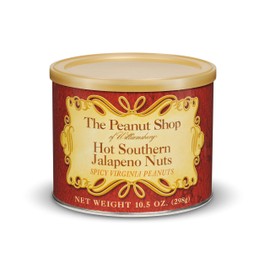 The Peanut Shop of Williamsburg Hot Southern Jalapeno Nuts, 10.5 Ounce
