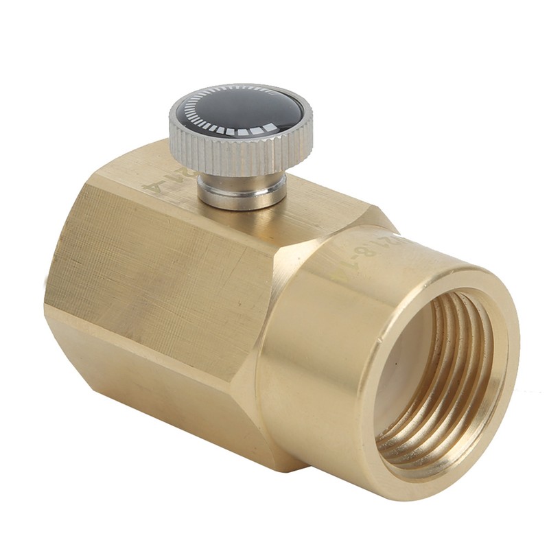 Mini Brass Filling G1-2 to W21.8-14 Soda Water Valve Adapter