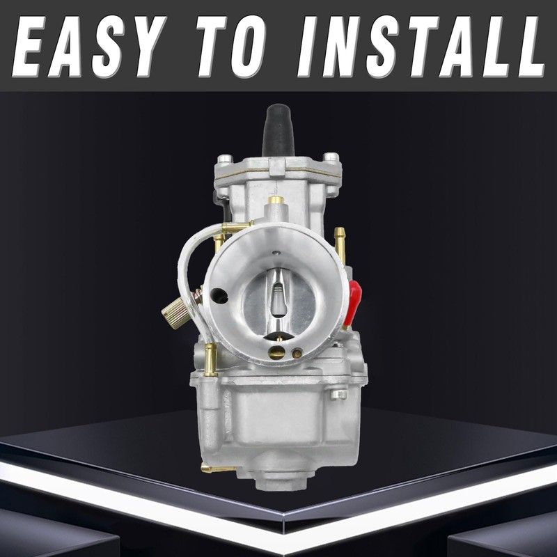 JUUDDENPARTS 26MM Power Jet Carburetor, Motorcycle Carburettor Carburetor for 2/4