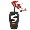20Inch Tabletop Decorative Flower Vase Style Bonsai Waterfall Humidifier with