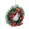 Christmas Wreath Hand Made Simulation Pine Cone Wreath Christmas Gift