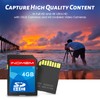 INDMEM 4GB SD Card, 8 Packs Class 4 4GB Flash