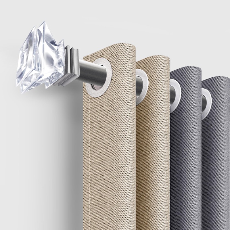 XmhFurnish 1 inch Curtain Rods for windows 36 to 72"