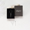 shajwo Creamtion Jewelry Italian Horn Urn Keychain for Ashes for