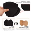 TopBine Bra Pads Inserts (2 Beige D/E+2 Black D/E, D/E)