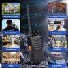 Baofeng Walkie Talkies 888S Rechargeable Long Range with Earpieces for