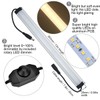 Litever Under Cabinet LED Light Bar Kits Plug in 3