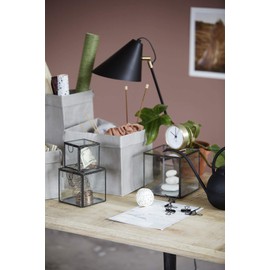 House Doctor Wecker, Bambusfaser, Korn-Fasern, Holzfaser, Harz, Farbstoff, PU-Beschichtung, Gold, 9.2