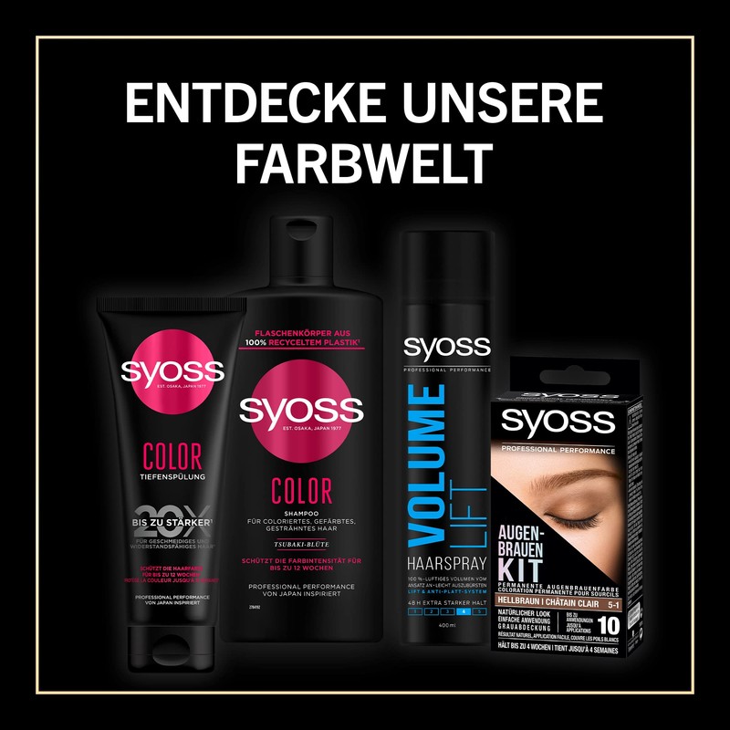 Syoss Oleo Intense Oil Colouration 3-22 Bordeaux Red Level 3