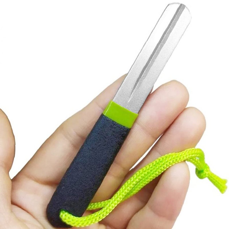 IRYNA Hook Sharpener Diamond Fishing Hook Sharpener File Fishing Sharpening