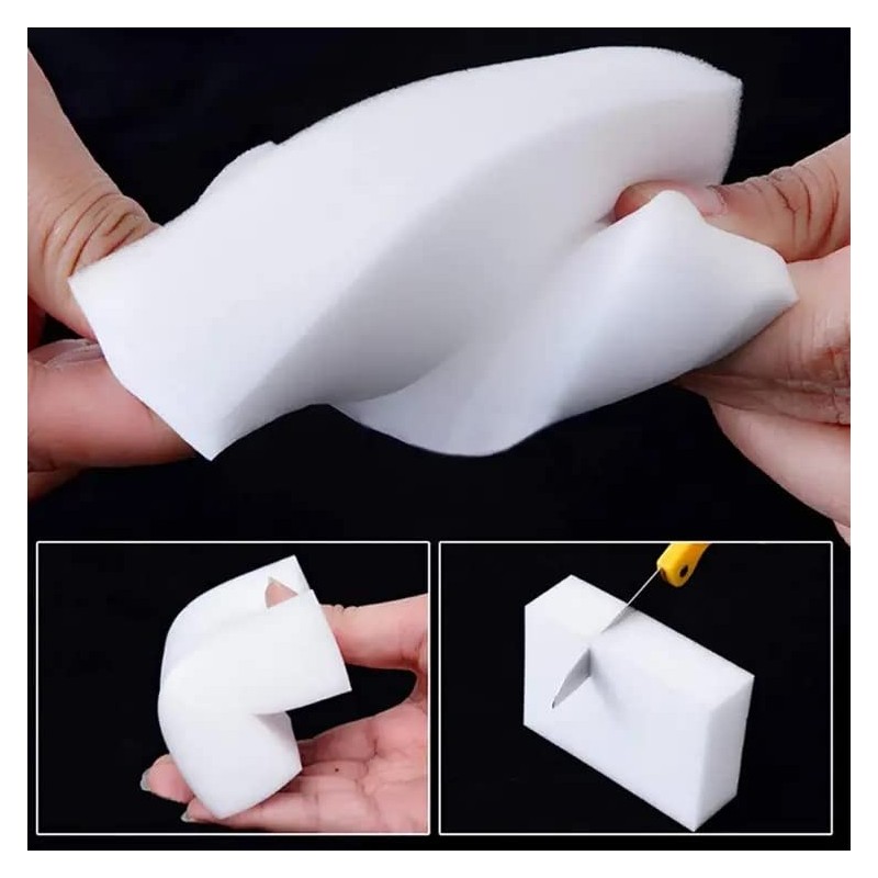 12 Pcs Magic Eraser Sponge for Kitchen Household Cleaning (12.5cm