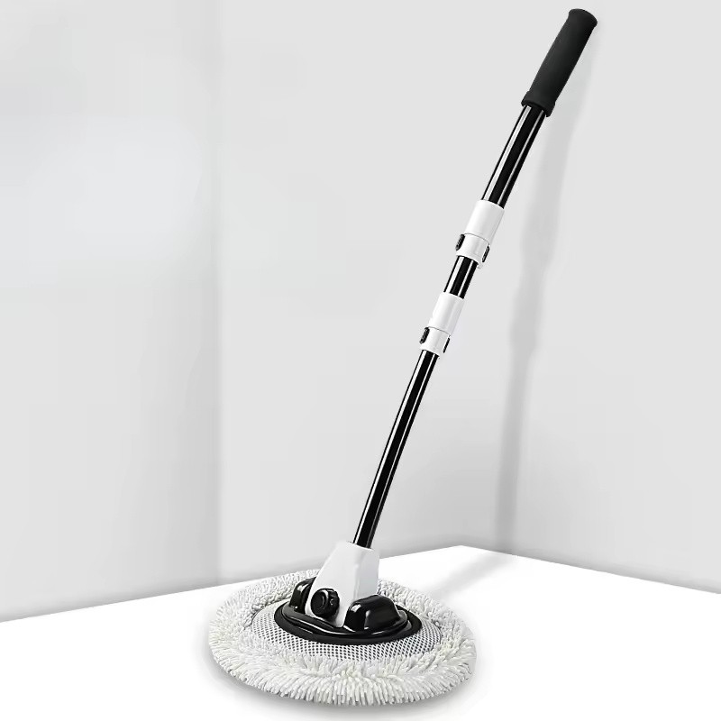 Car Wash Mop with Chenille Cleaning Pad for Vehicle Washing