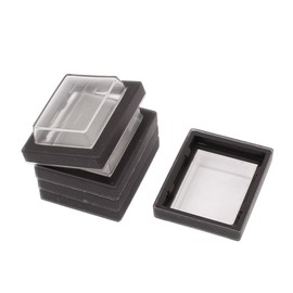 sourcingmap 5pcs Waterproof Cover Cap Case Guard for 26mmx20mm Head Rocker Switch Square