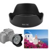 Yunir Lens Hood, EW-73C Black Portable Camera Mount Lens Hood